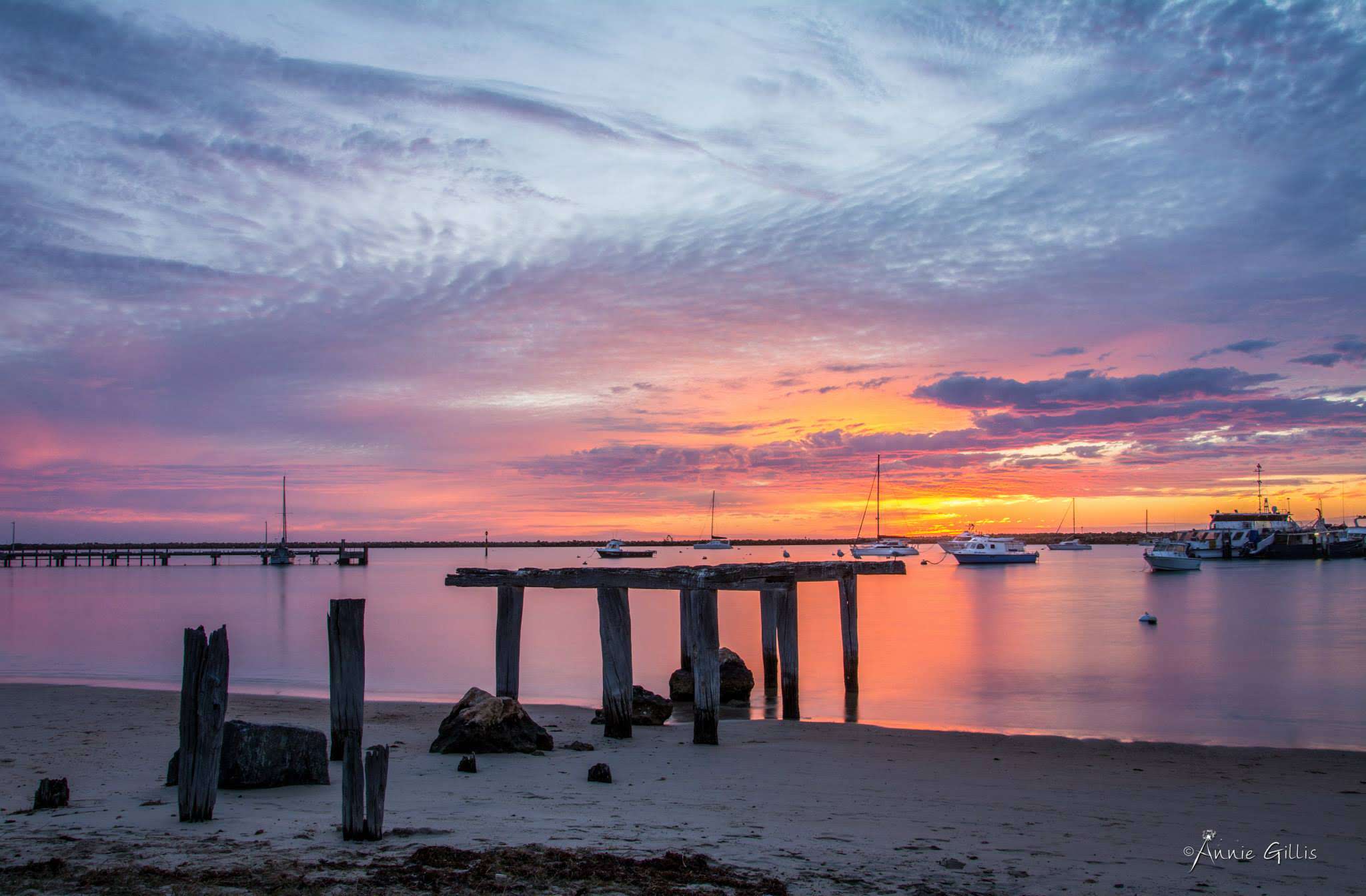 Port Denison Marina sunset